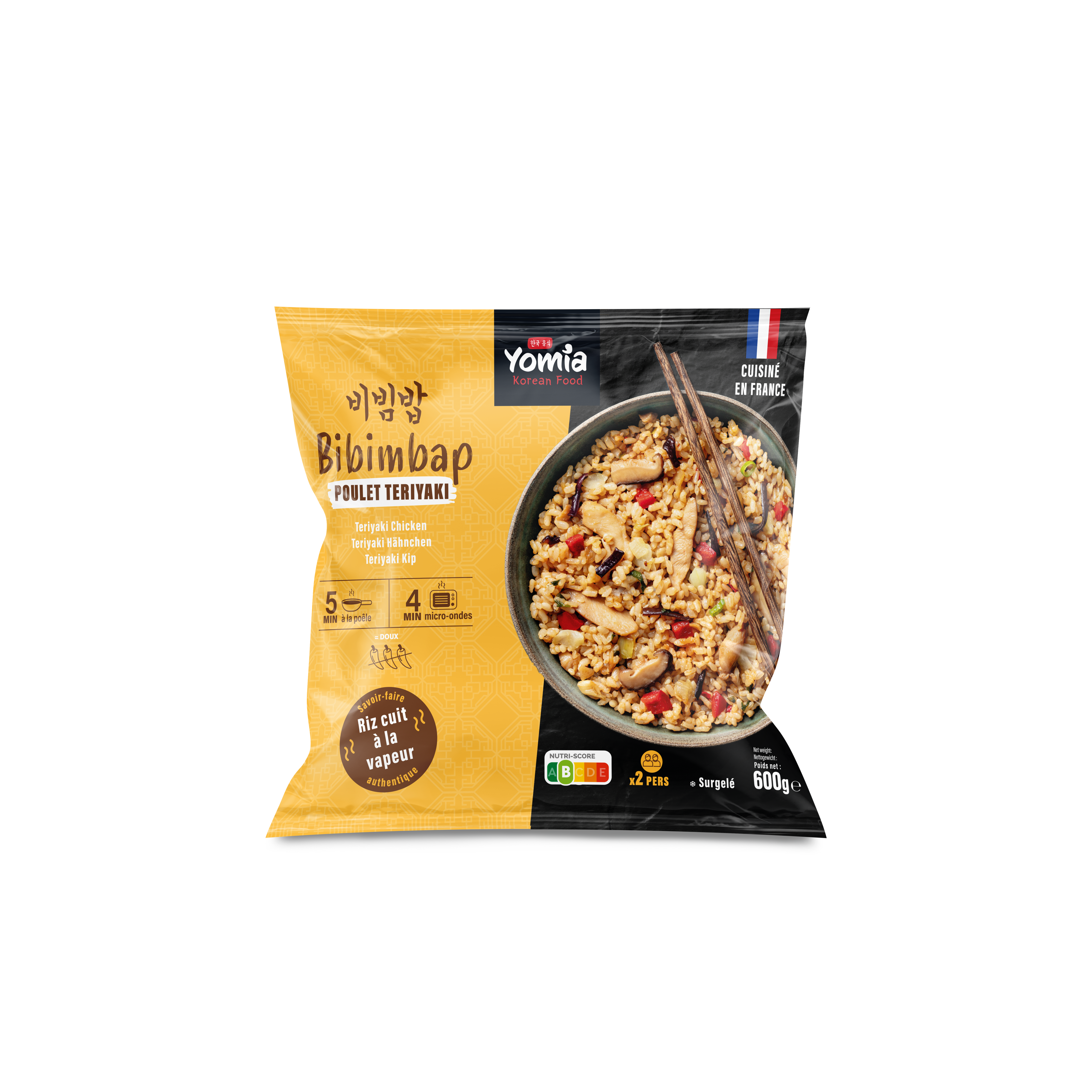 Bibimbap poulet teriyaki